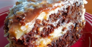 Homemade German Chocolate Cake