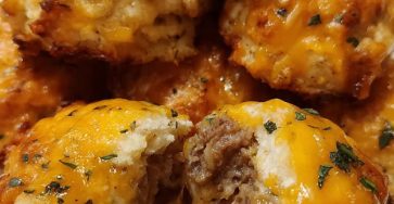 Garlic Parmesan Cheeseburger Bombs