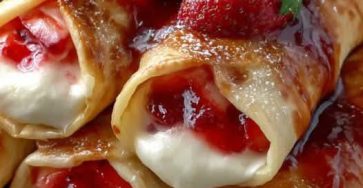 Strawberry Cheesecake Chimichangas