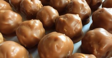 Homemade Butterfinger Balls