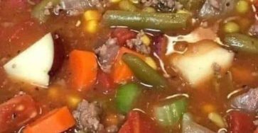 My GrandMom Made This Crock Pot Vegetable Soup